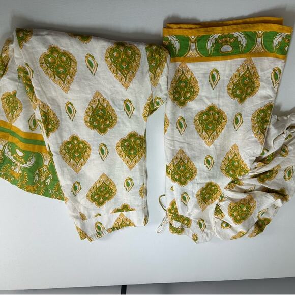 NWT Haute Hippie Linen Blend Short Sleeve and Wide Leg Set Size Large - Picture 11 of 16